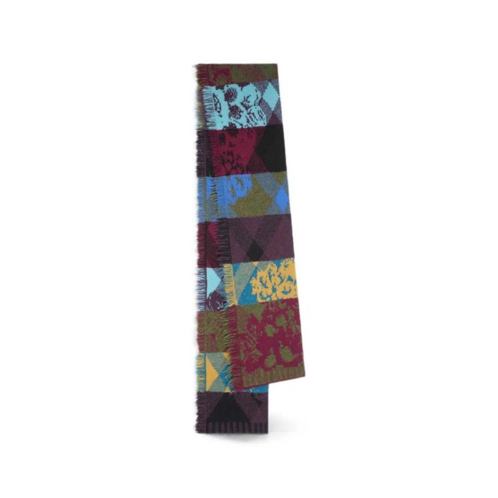 Dries Van Noten Men Long Wool Scarf